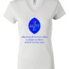 Women's Short Sleeve V-Neck T-Shirt Thumbnail